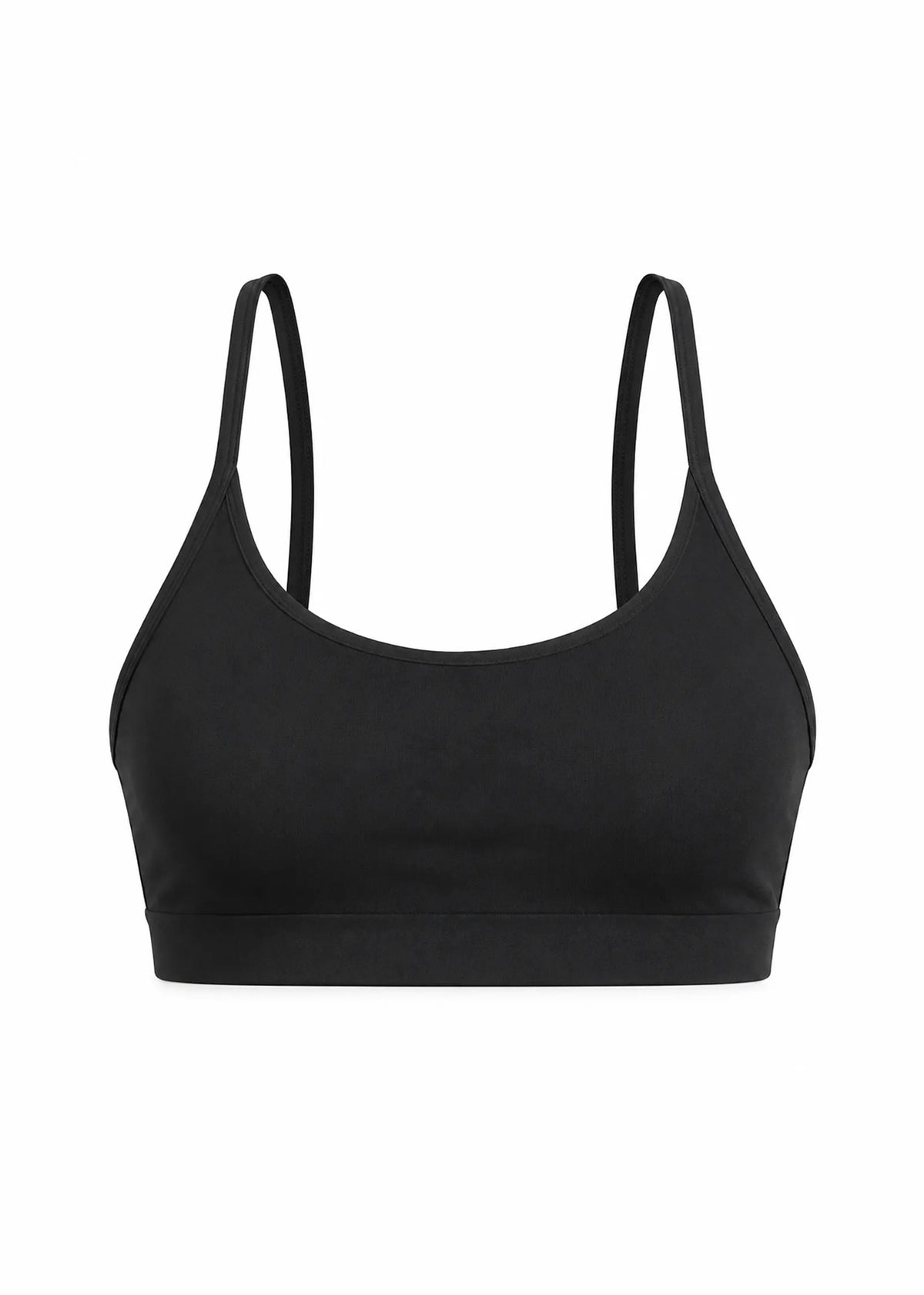 Brassière noire sans armatures Onalie avec fines bretelles et maintien confortable