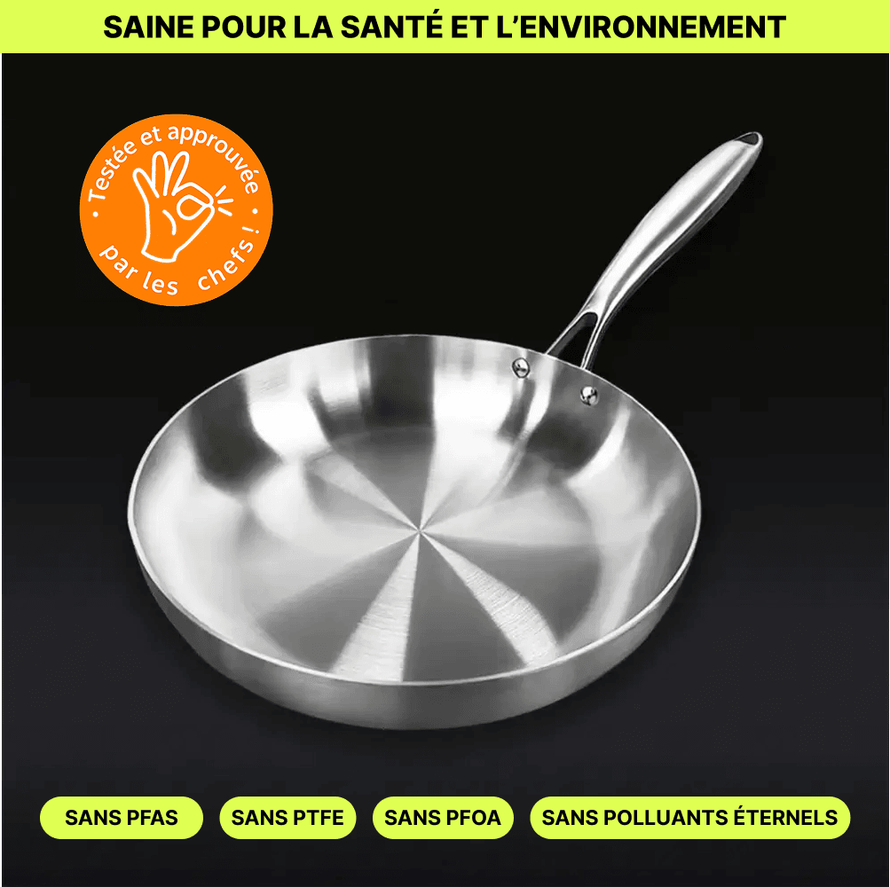 La Poêle Essentielle Inox Premium 22 cm