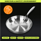 La Poêle Essentielle Inox Premium 22 cm