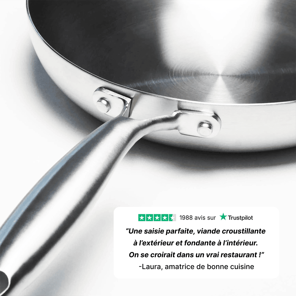 La Poêle Essentielle Inox Premium 22 cm